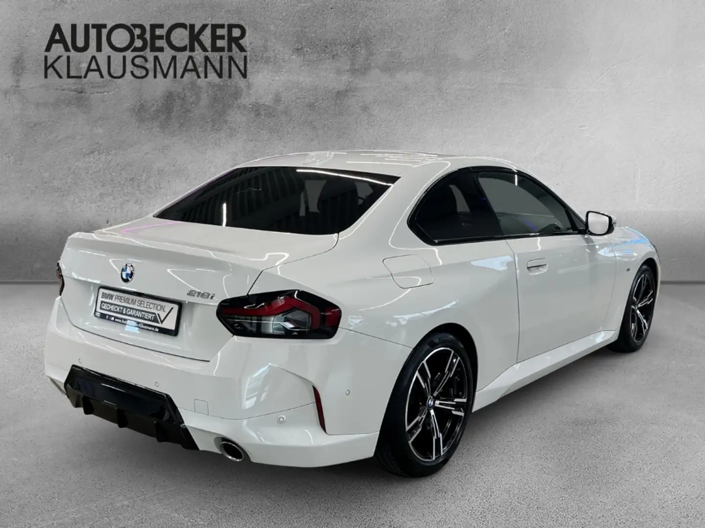 BMW 218 Coupe Automatik M Sport 18''NAVI LED ALARM AHK PAR Weiß - 2