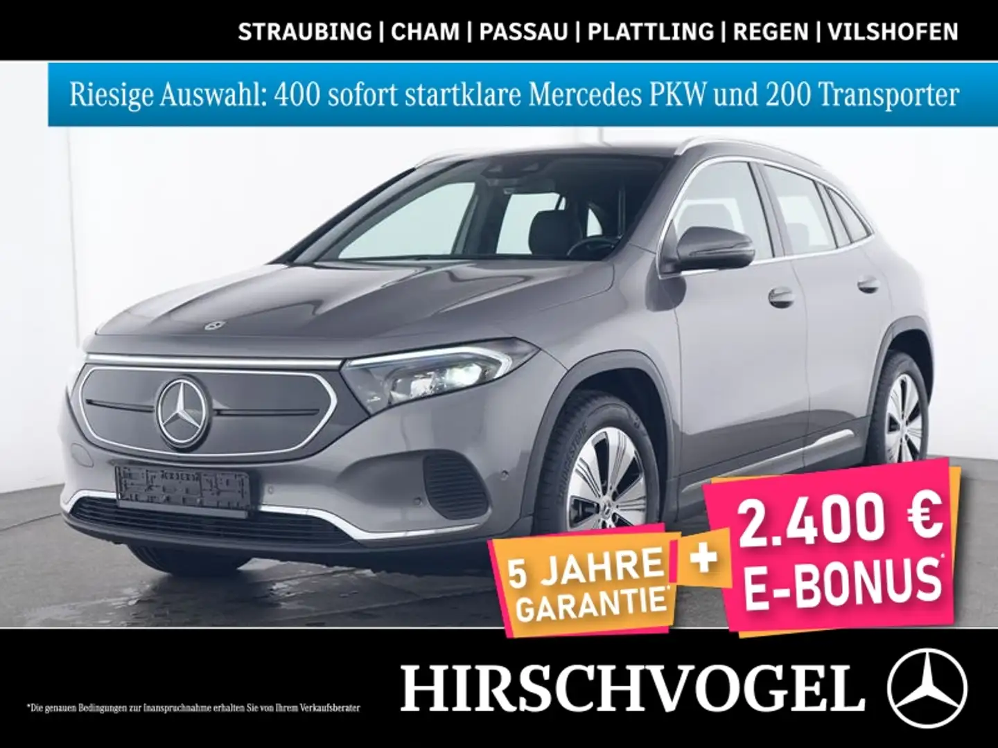 Mercedes-Benz EQA 250 Progressive+MBUX+Navi-P.+LED+Kam+PDC+SHZ Grau - 1