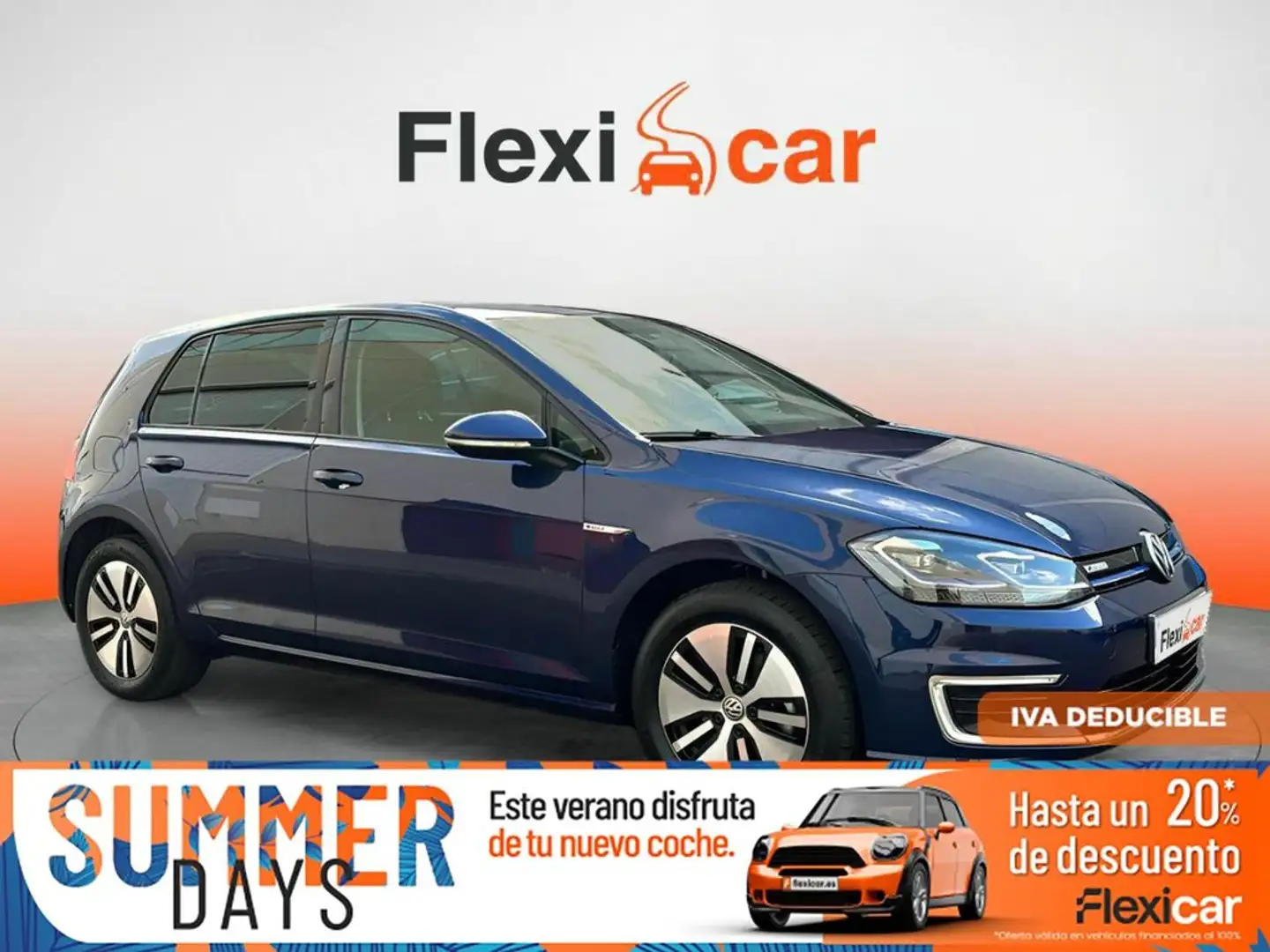 Volkswagen Golf e-Golf ePower Blauw - 1