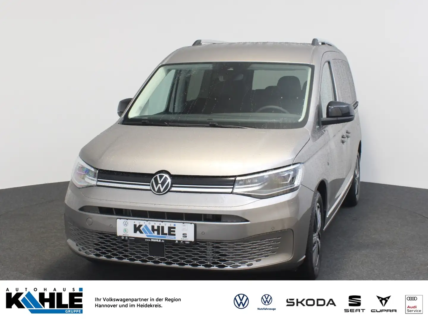 Volkswagen Caddy Maxi Style DSG 7-Sitzer RFK KLIMA LEDGJR Motor: 1, Beige - 1