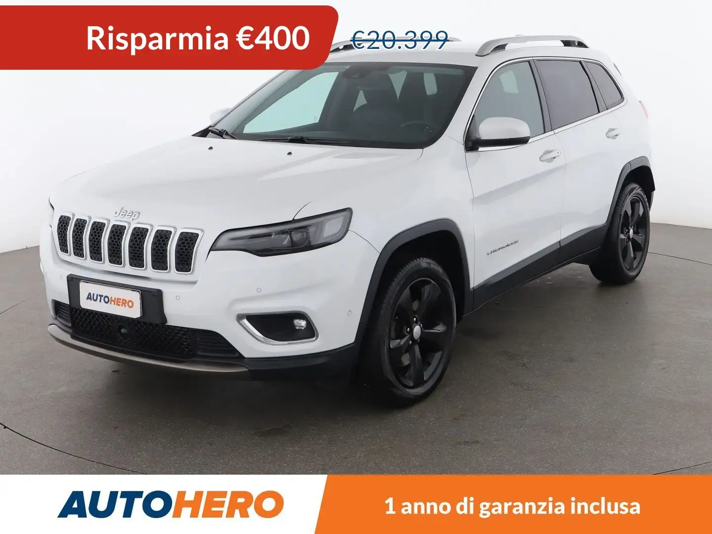 Jeep Cherokee 2.2 M-Jet Limited 4x4 Bianco - 1