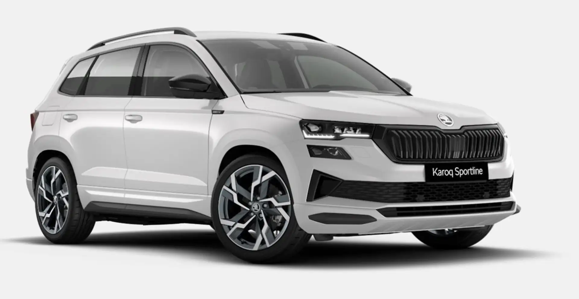 Skoda Karoq Sportline 1,5 TSI DSG Navi|AHK|ACC|Kamera Weiß - 2