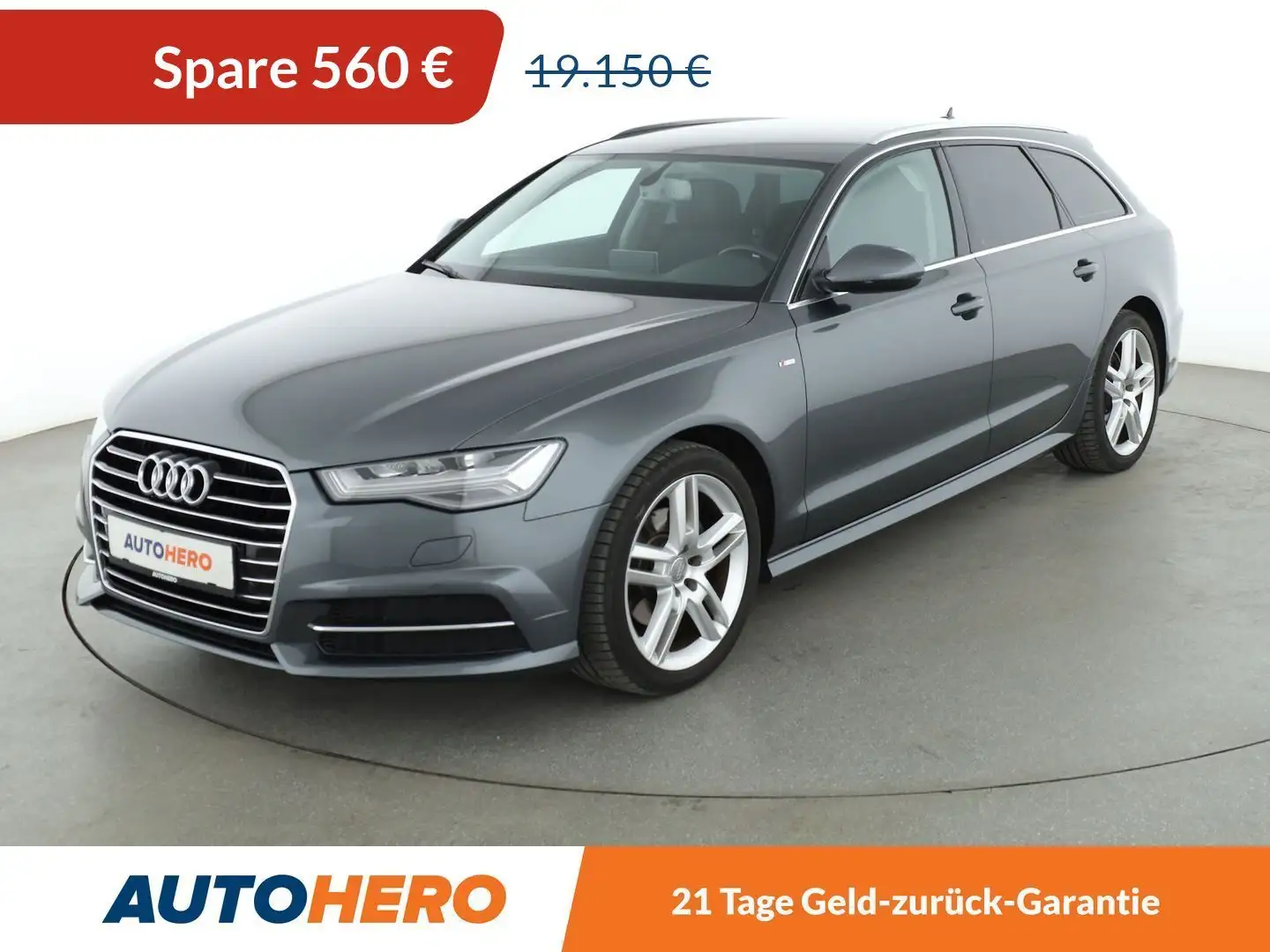 Audi A6 1.8 TFSI Ultra Aut.*SLINE*NAV*LED*TEMPO*CAM*PDC*SH Grau - 1