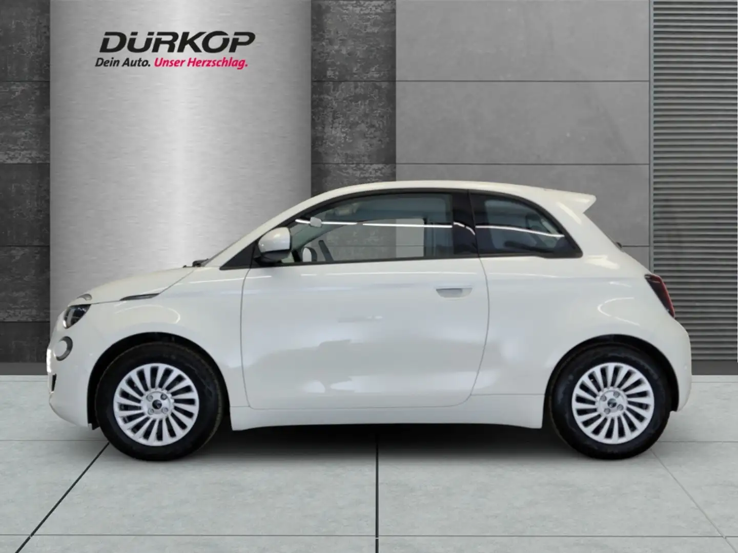 Fiat 500e 3+1 Türer Komfort Paket Klimaautomatik Rückfahrkam Weiß - 2