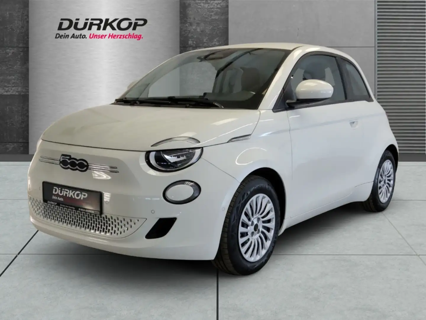 Fiat 500e 3+1 Türer Komfort Paket Klimaautomatik Rückfahrkam Weiß - 1