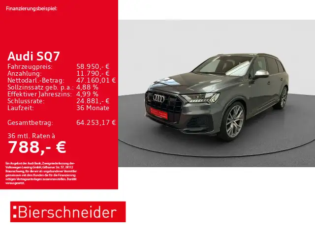 Audi SQ7 TDI qu 22 AHK HuD LASER PANO STHZ 360