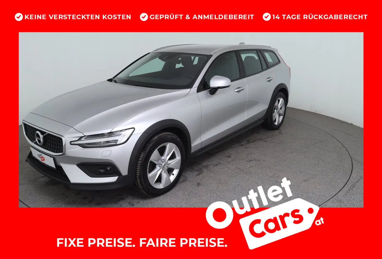 Volvo V60 Cross Country B4 AWD Cross Country Pro Geartronic Silber - 1