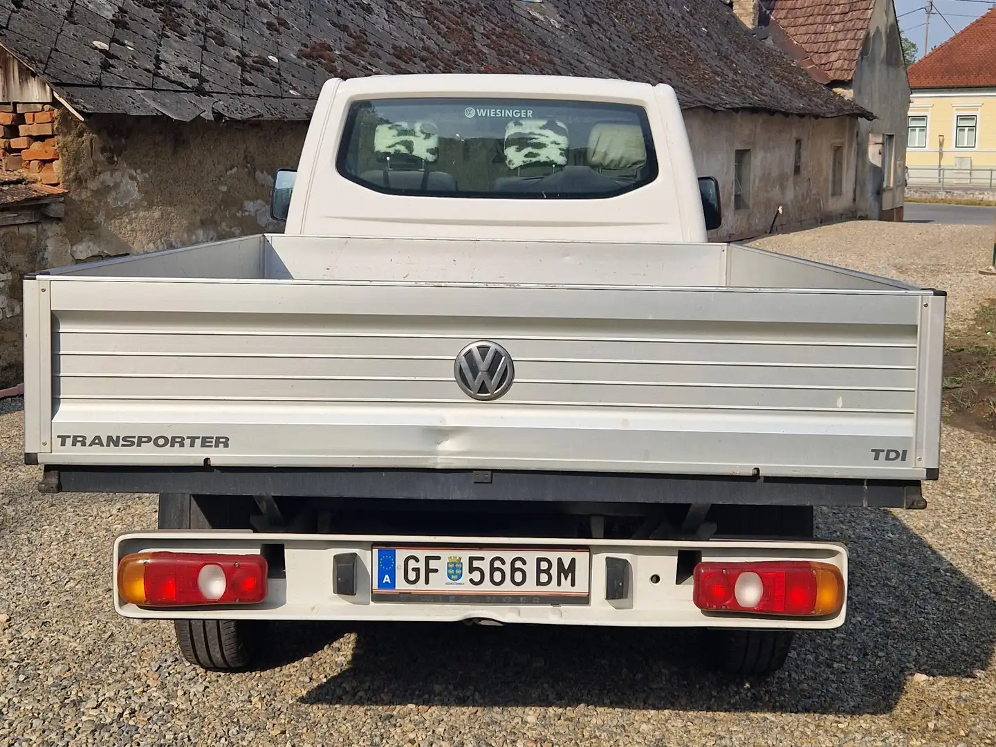 Volkswagen T5 Transporter Pritsche Weiß - 2