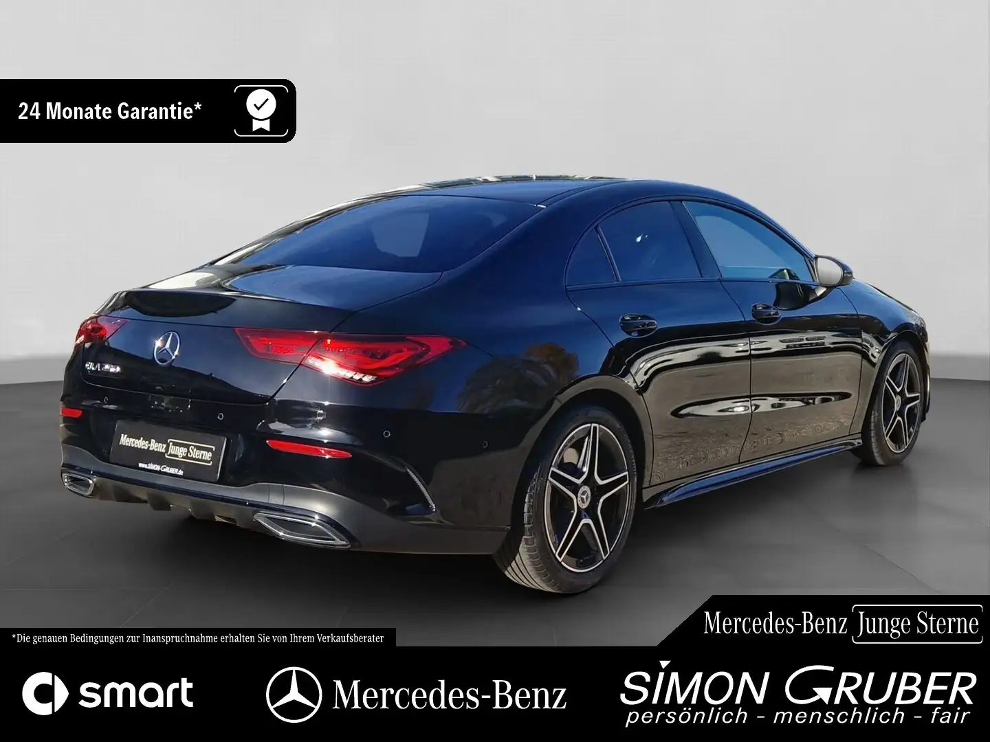 Mercedes-Benz CLA 250 AMG Night Leder MBeam Ambi Volldigi AHK Schwarz - 2