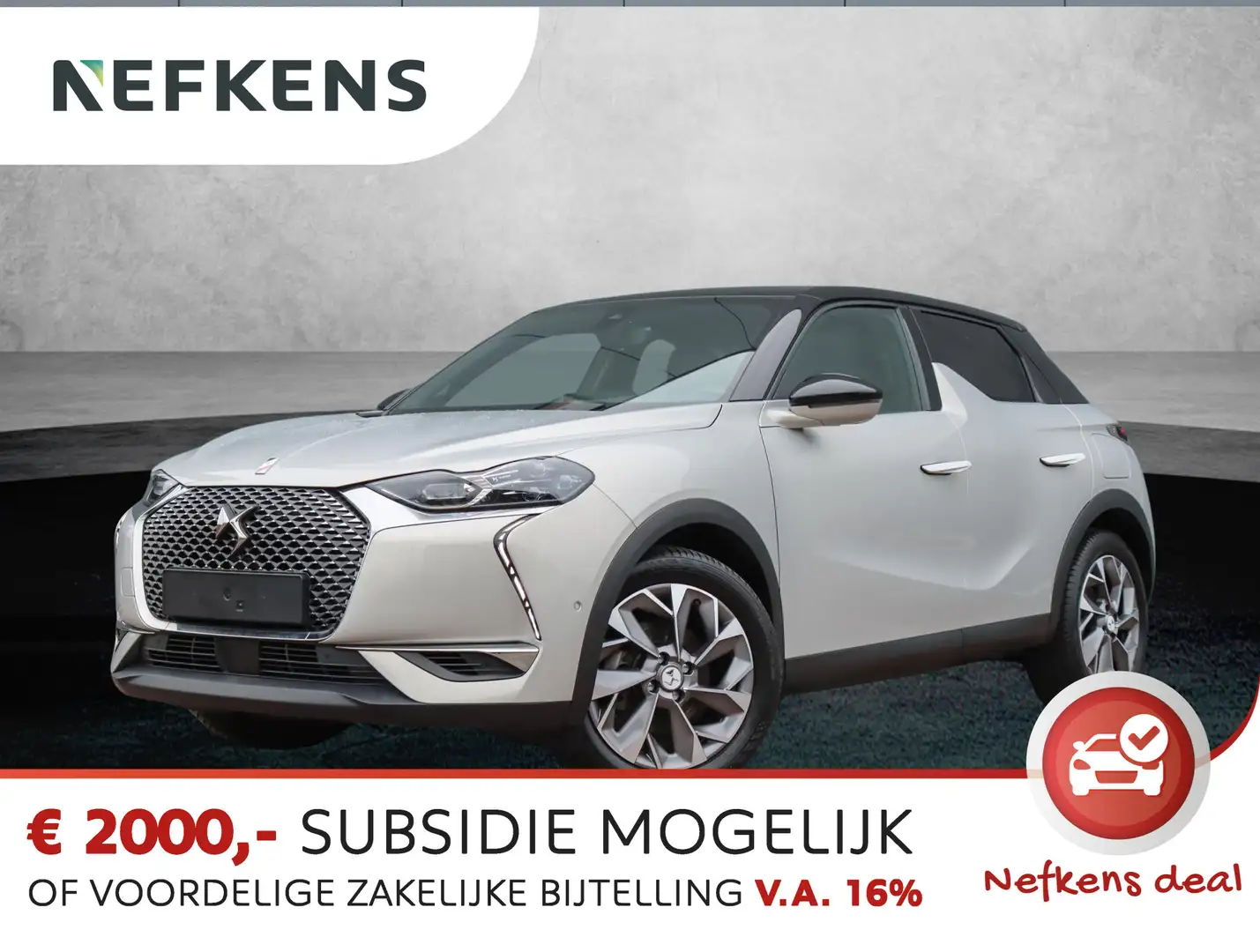 DS Automobiles DS 3 Crossback E-Tense Grand Chic 50 kWh (Keyless/Camera/TwoTone/ Gris - 1