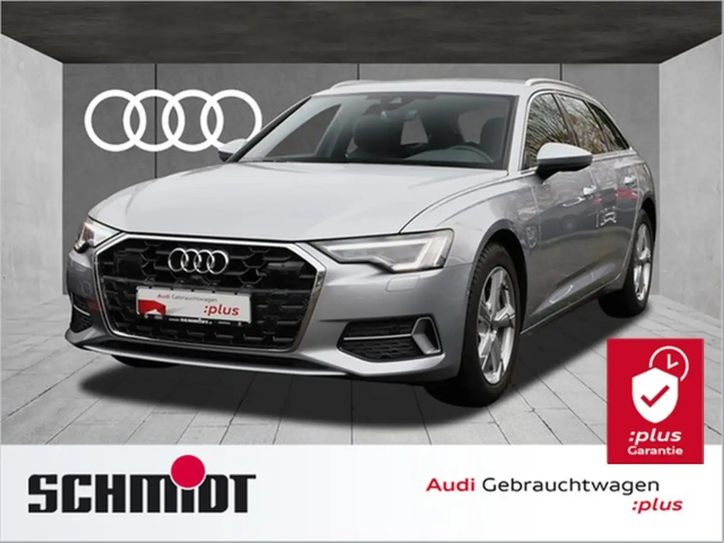 Audi A6 Avant 45 TFSI Advanced AHK Kamera ACC Leder LED Silber - 1