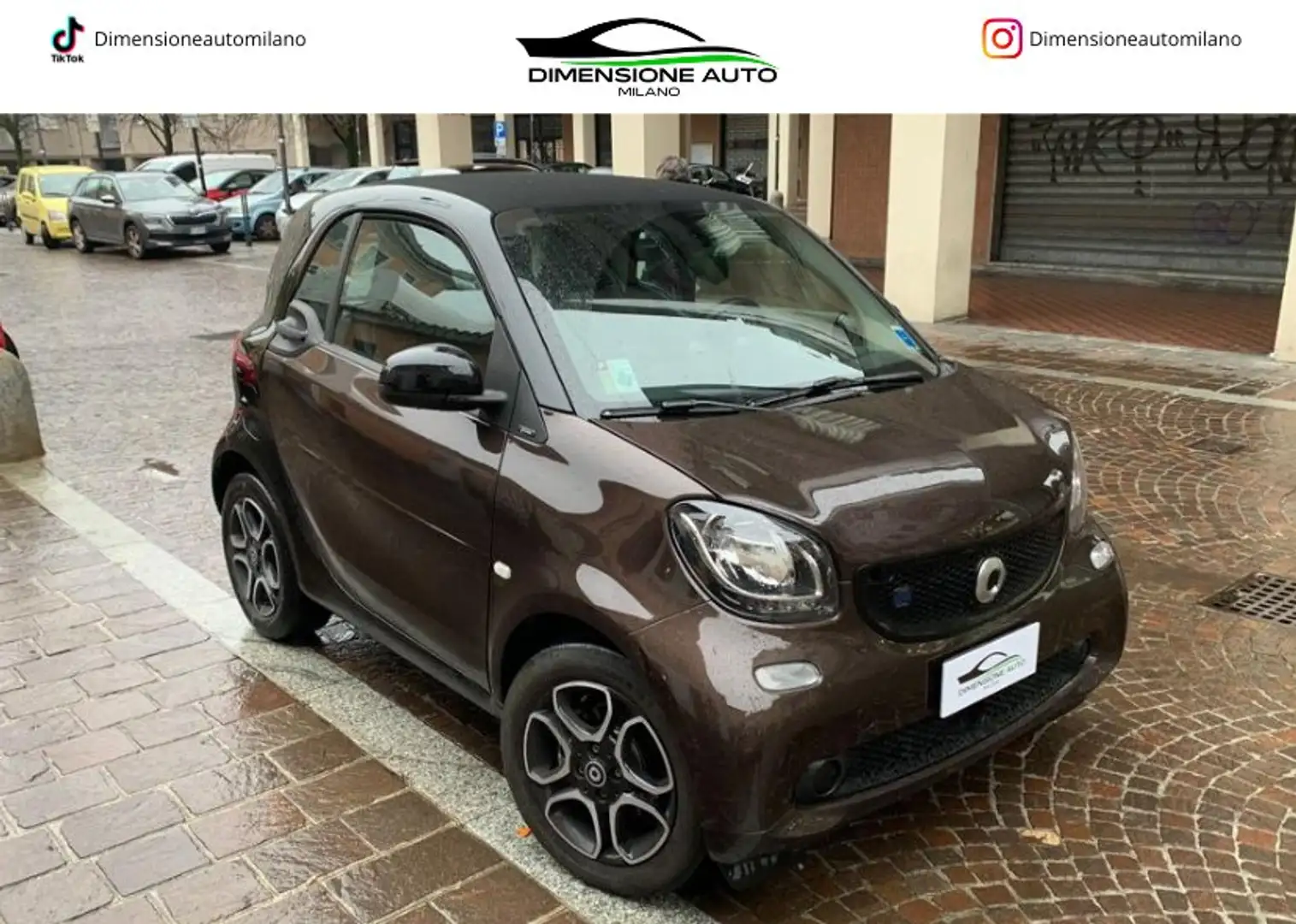 smart forTwo Fortwo eq Prime my19 Brun - 1