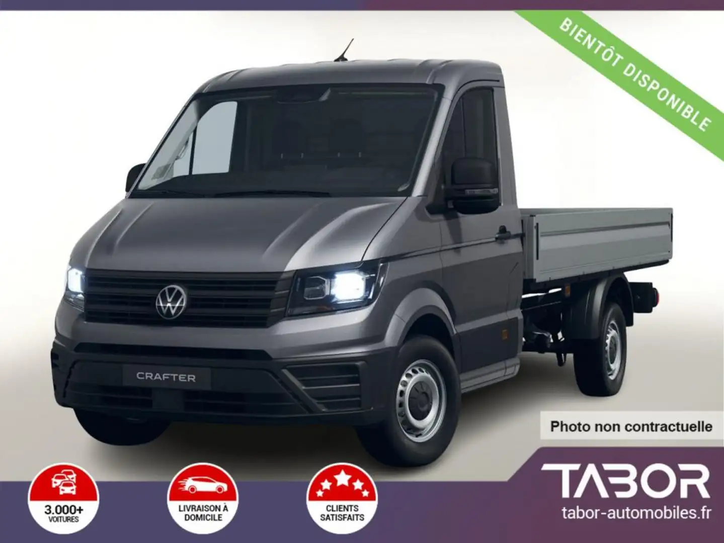 Volkswagen Crafter Pritsche 35 2.0 TDI 140 Gris - 1