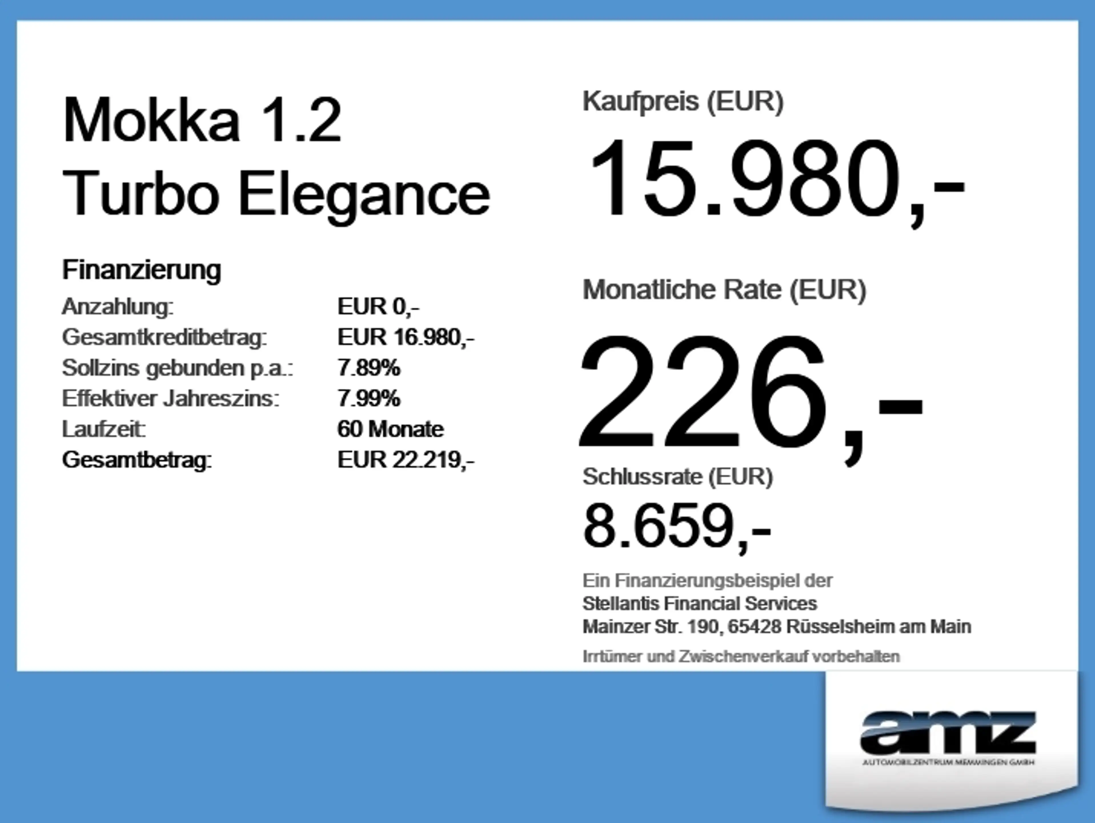 Opel Mokka 1.2 Turbo Elegance LED+Navi+SHZ+Winterp. — photo 6