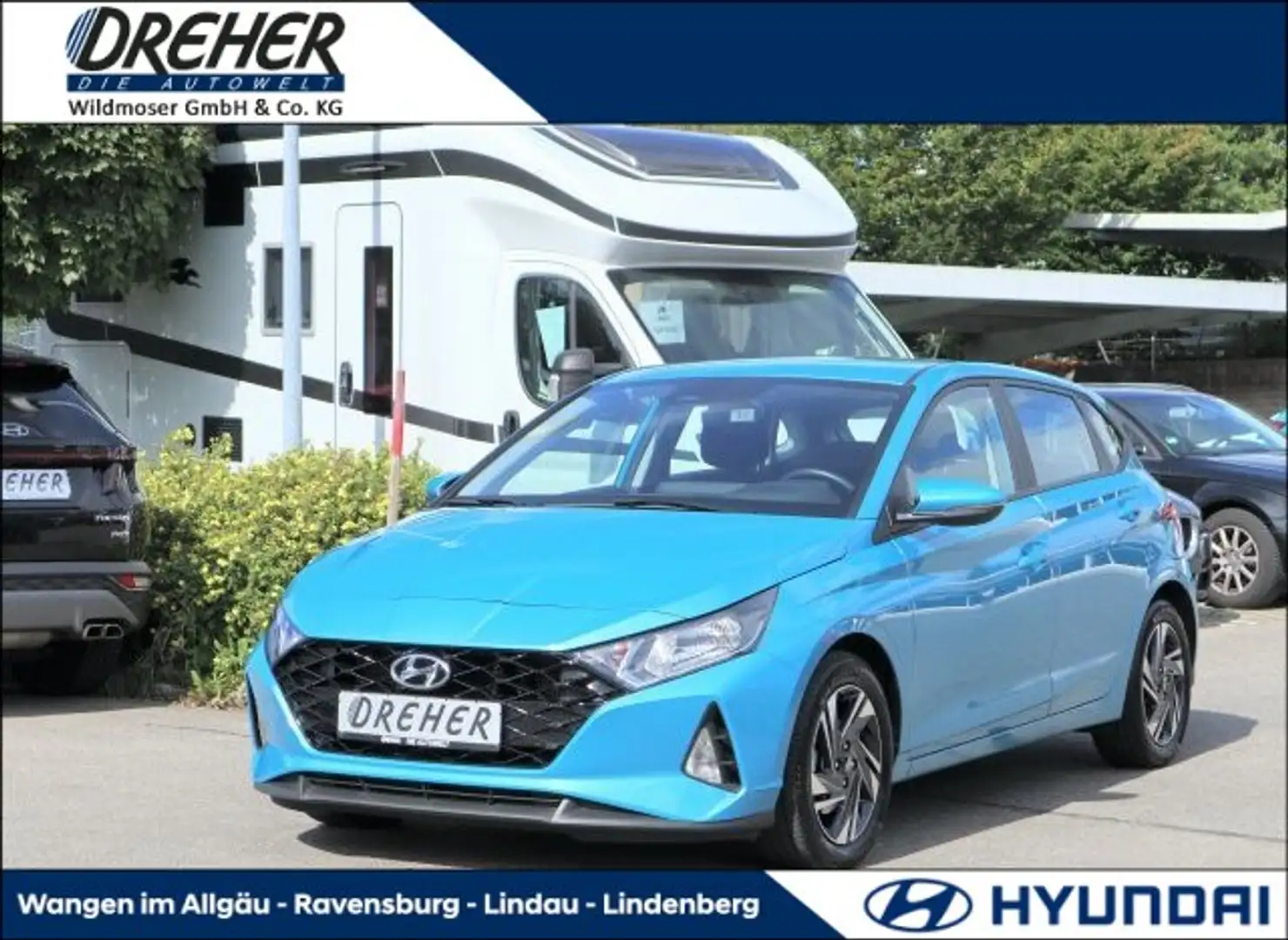 Hyundai i20 i20 1.0 T-GDI Select Klima/LM/DAB/Bluetooth BC Blau - 1