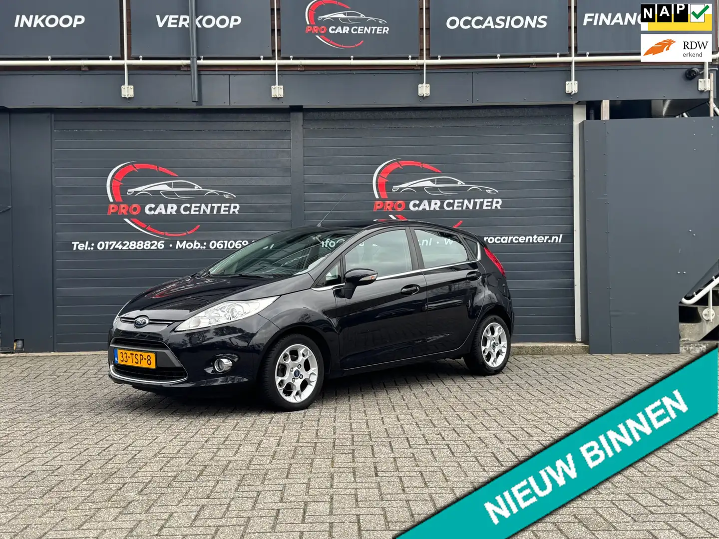 Ford Fiesta 1.25 Titanium CLIMATE|STOEL.VER|CRUISE|PDC|EL.RAME Zwart - 1