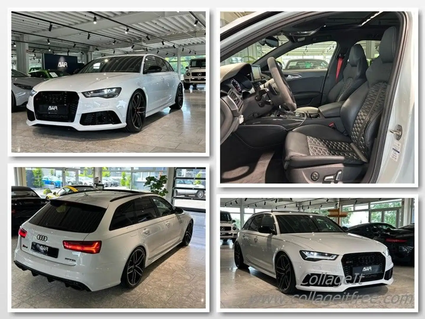 Audi RS6 4.0 TFSI quattro RS-SITZE*PANO*MTM*MATRIX* Wit - 1