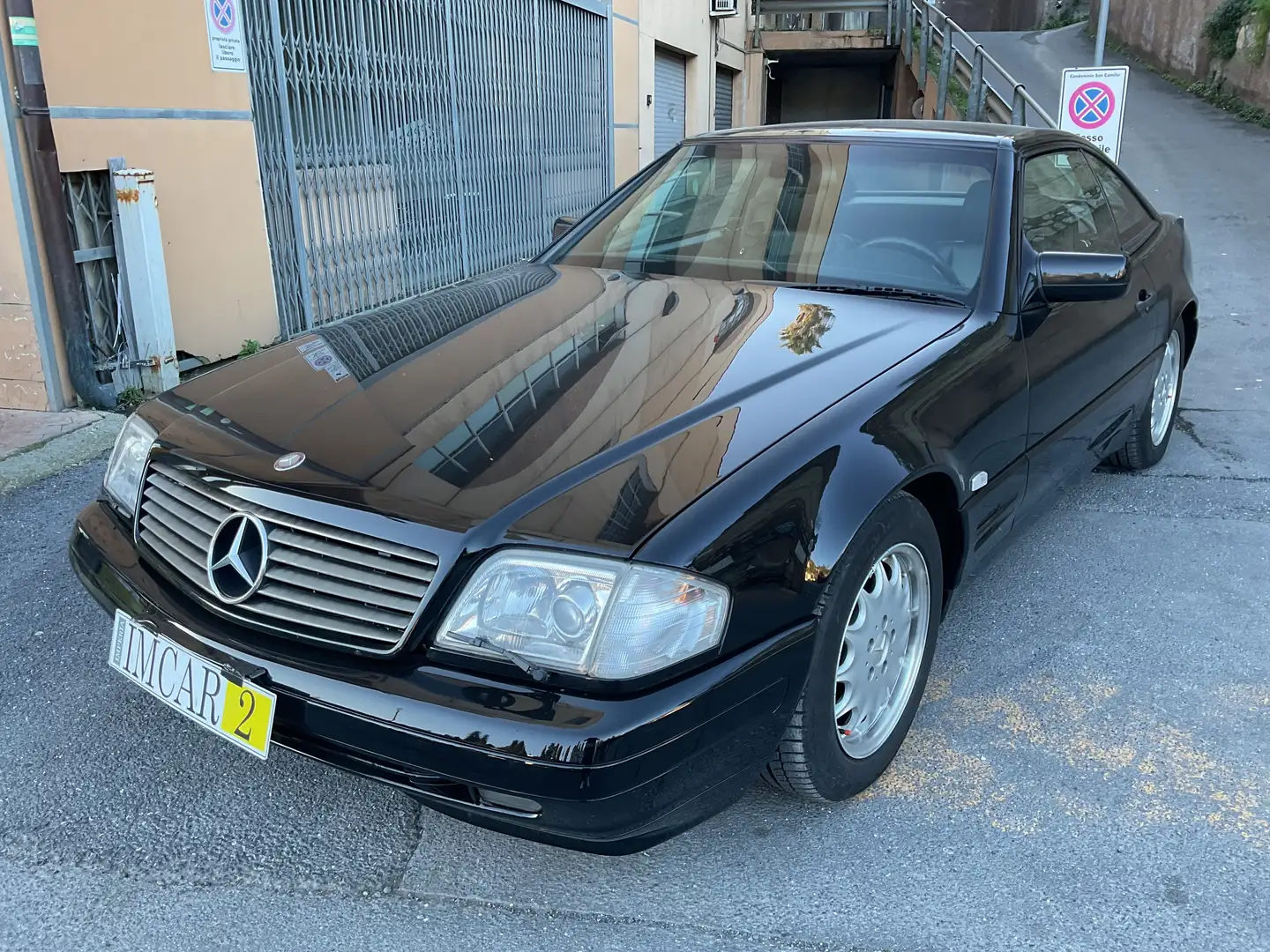 Mercedes-Benz SL 320 Tetto panorama Nero - 1
