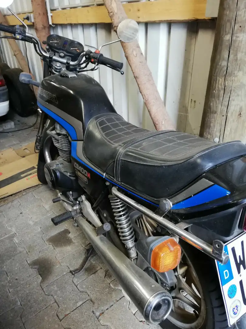 Honda CB 400 CB 400 N, bis Oktober saisonal zugelassen. TÜV. Zwart - 2