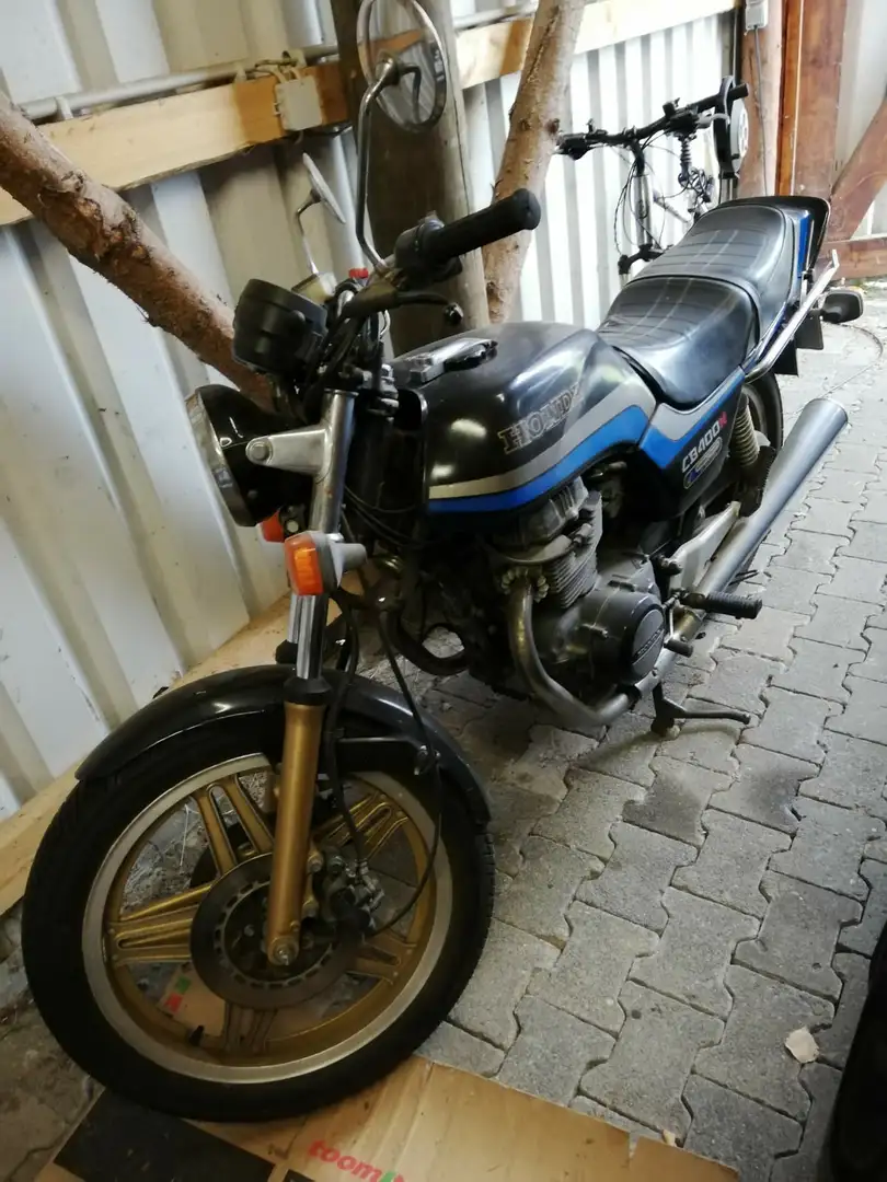 Honda CB 400 CB 400 N, bis Oktober saisonal zugelassen. TÜV. Zwart - 1