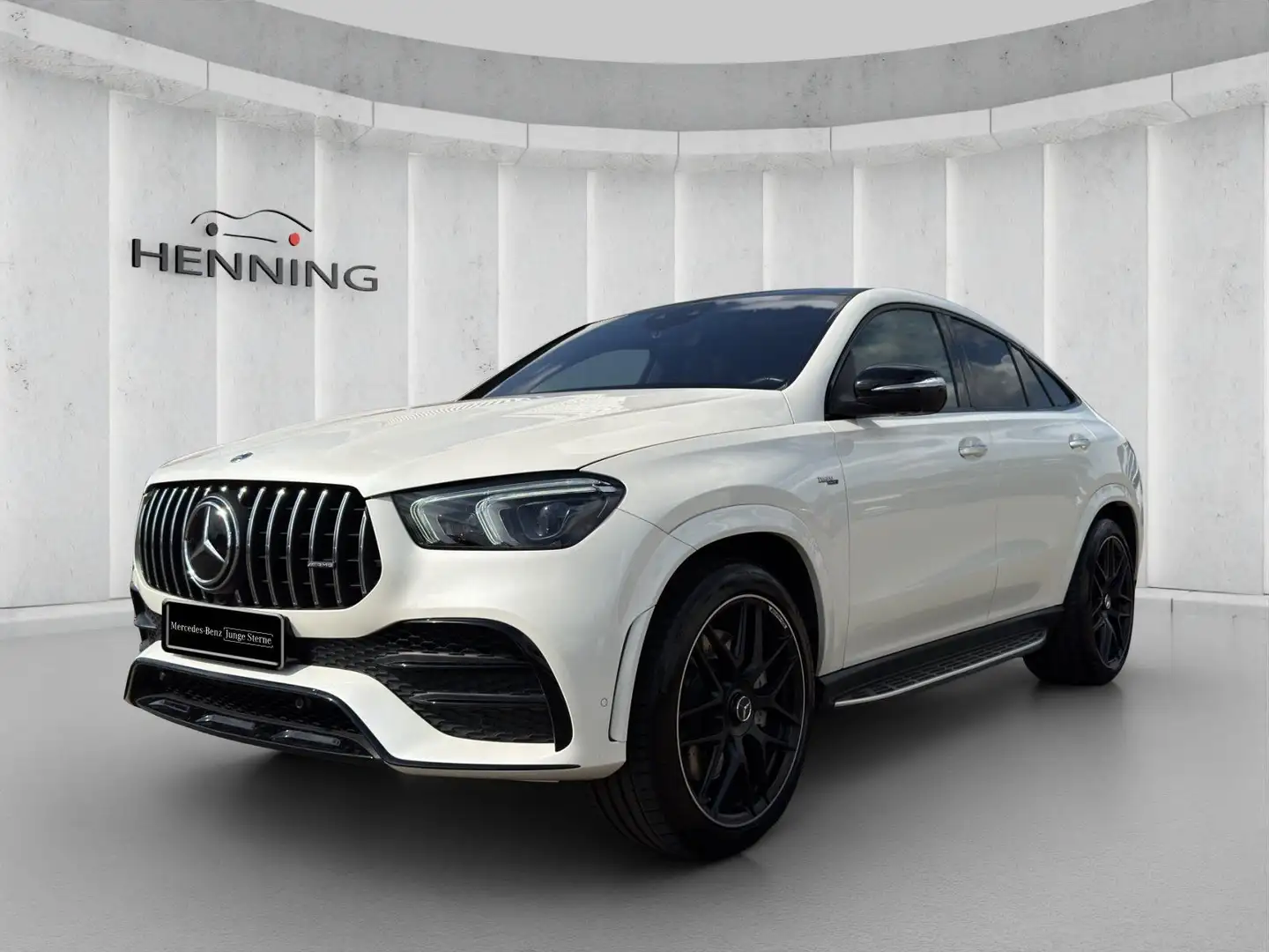 Mercedes-Benz GLE 53 AMG Coup 4M+ Night Pano 360° HUD Distr 22 Weiß - 1