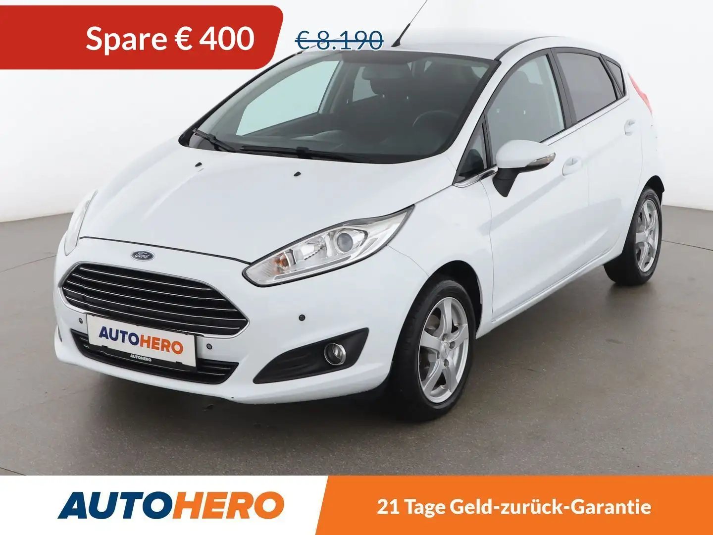 Ford Fiesta 1.0 Titanium *KLIMA*SHZ*BT*USB*ALU* Weiß - 1