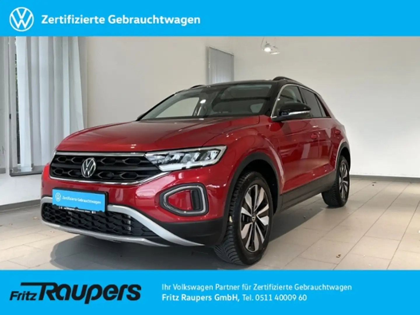 Volkswagen T-Roc 1.5 DSG GOAL +NAVI+ALLWETTER+ACC Rouge - 1