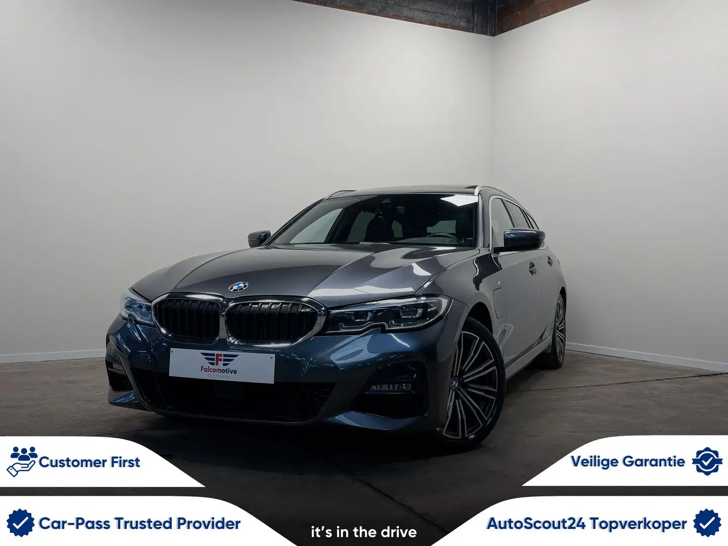 BMW 330 e*PHEV*M-SPORT*PANO*CARPLAY*TOURING* Grijs - 1