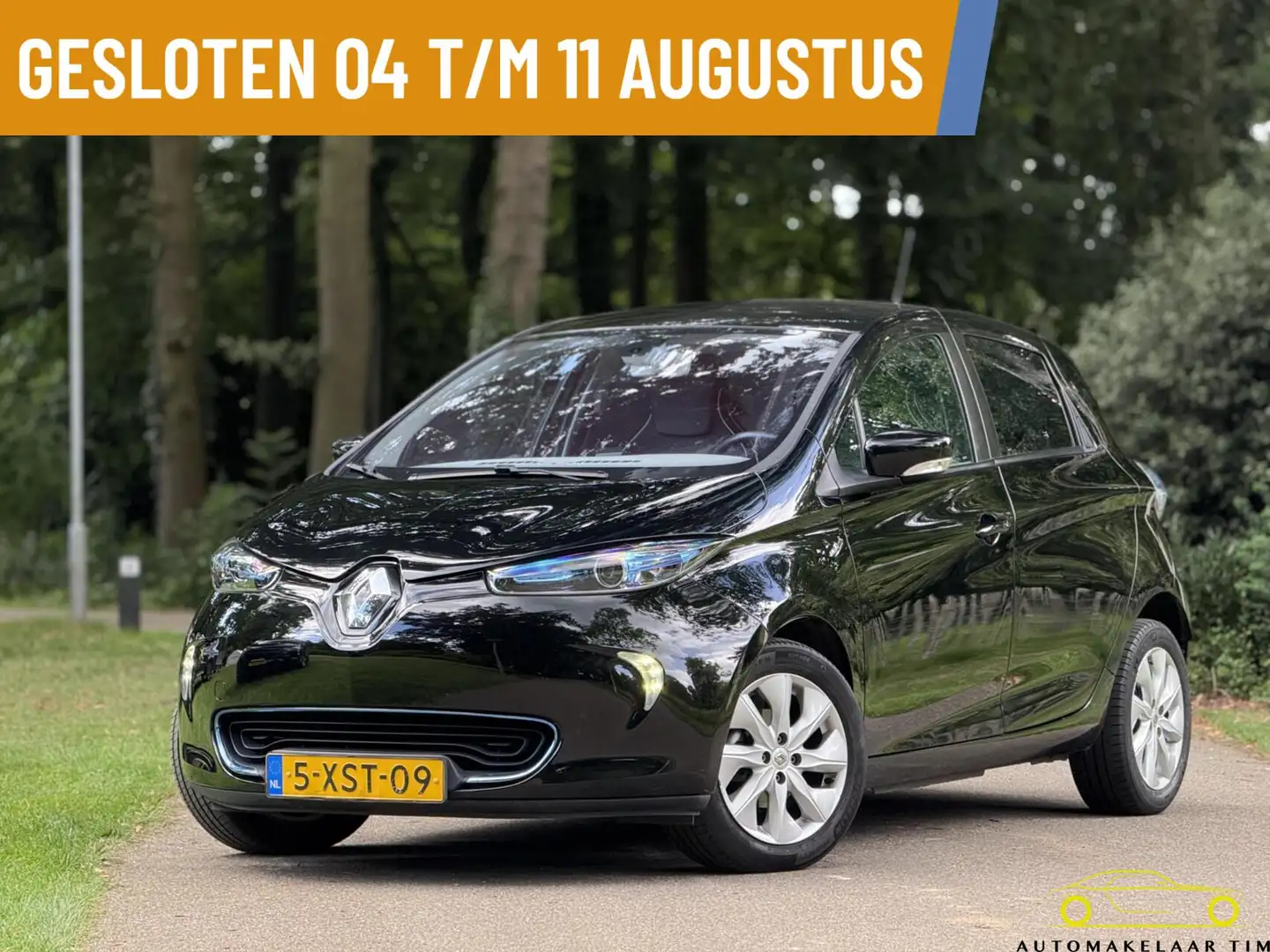 Renault ZOE Q210 Zen Quickcharge 22 kWh (ex Accu) Czarny - 1
