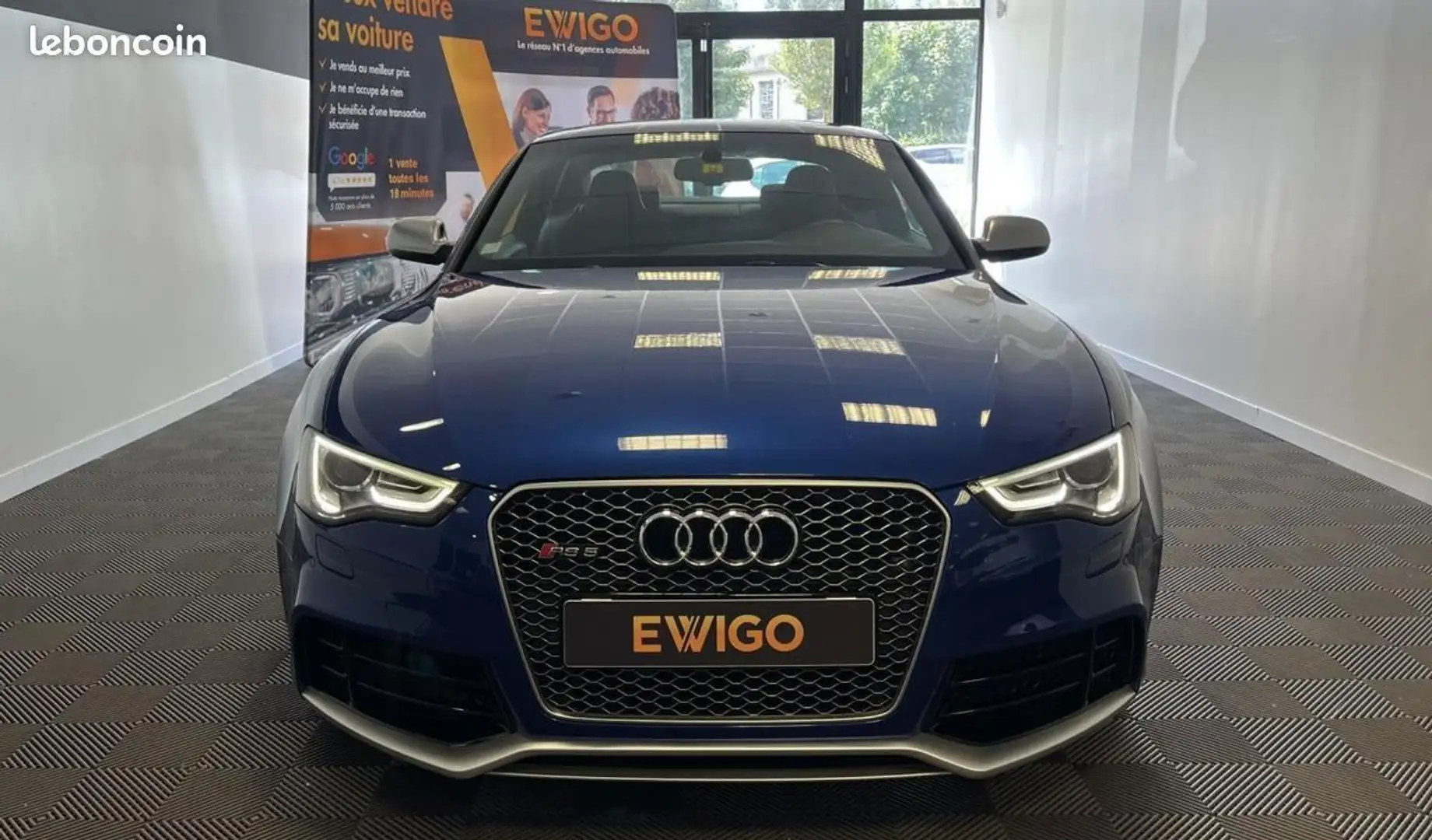 Audi RS5 COUPE 4.2 FSI 450 QUATTRO BVA %2B ENTRETIEN COMPLE Bleu - 2