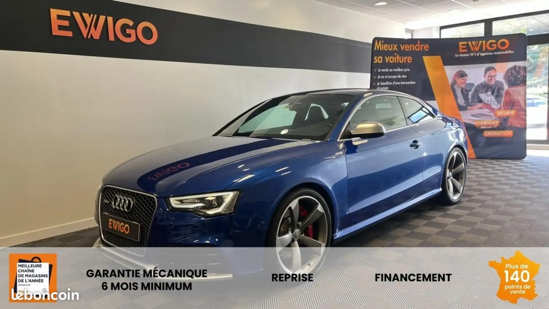 Audi RS5 COUPE 4.2 FSI 450 QUATTRO BVA + ENTRETIEN COMPLET Bleu - 1