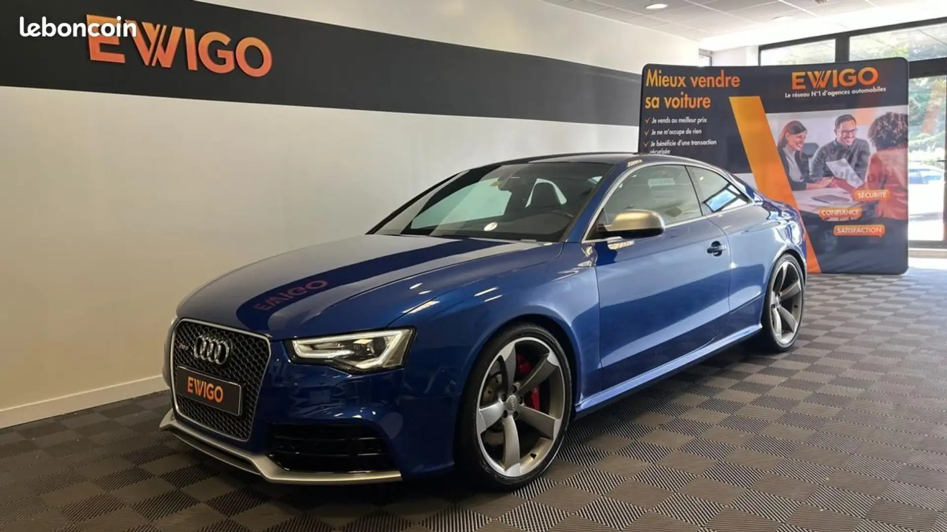 Audi RS5 COUPE 4.2 FSI 450 QUATTRO BVA + ENTRETIEN COMPLET Bleu - 2