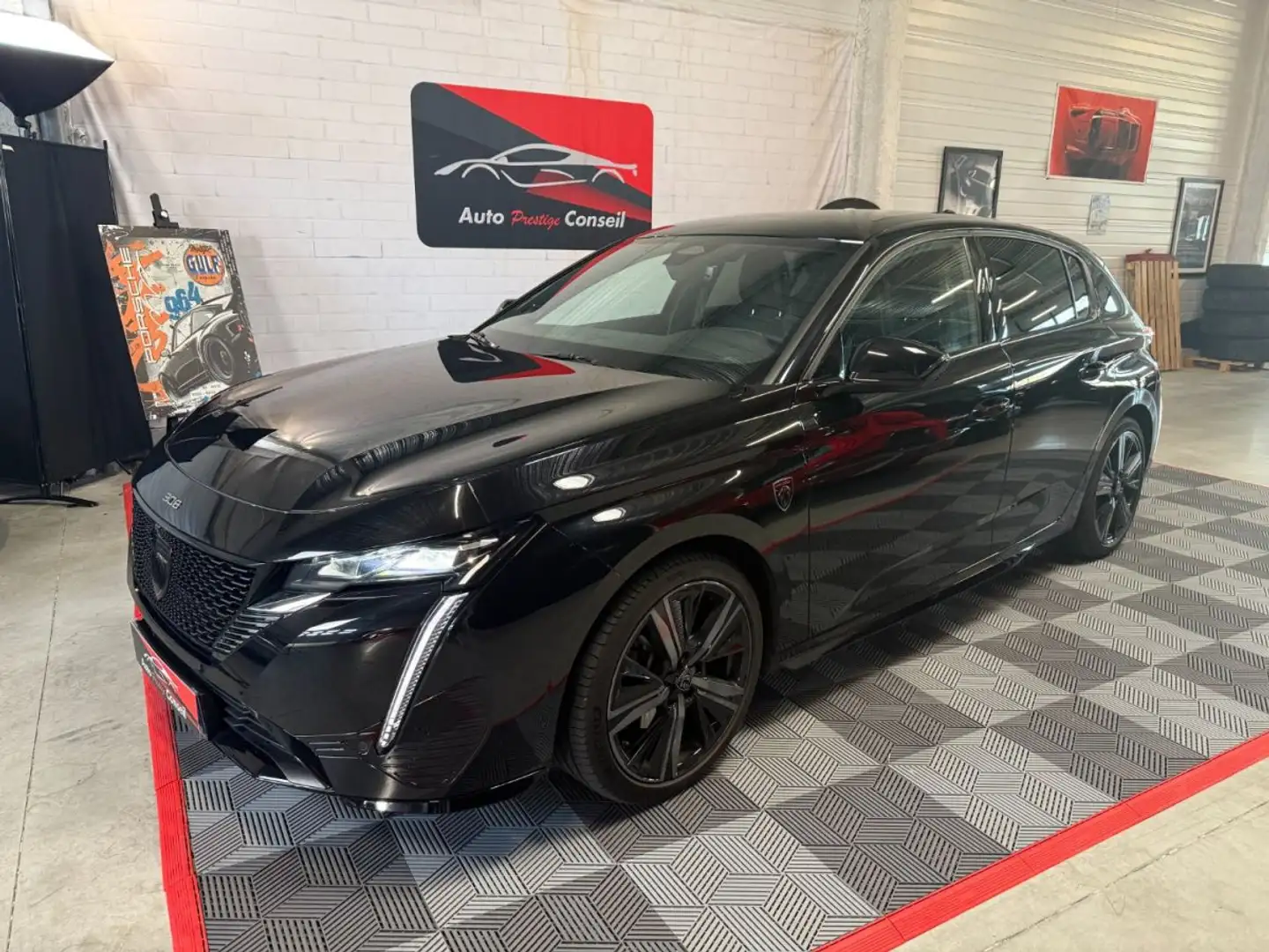Peugeot 308 BlueHDi 130ch S&S GT Zwart - 1