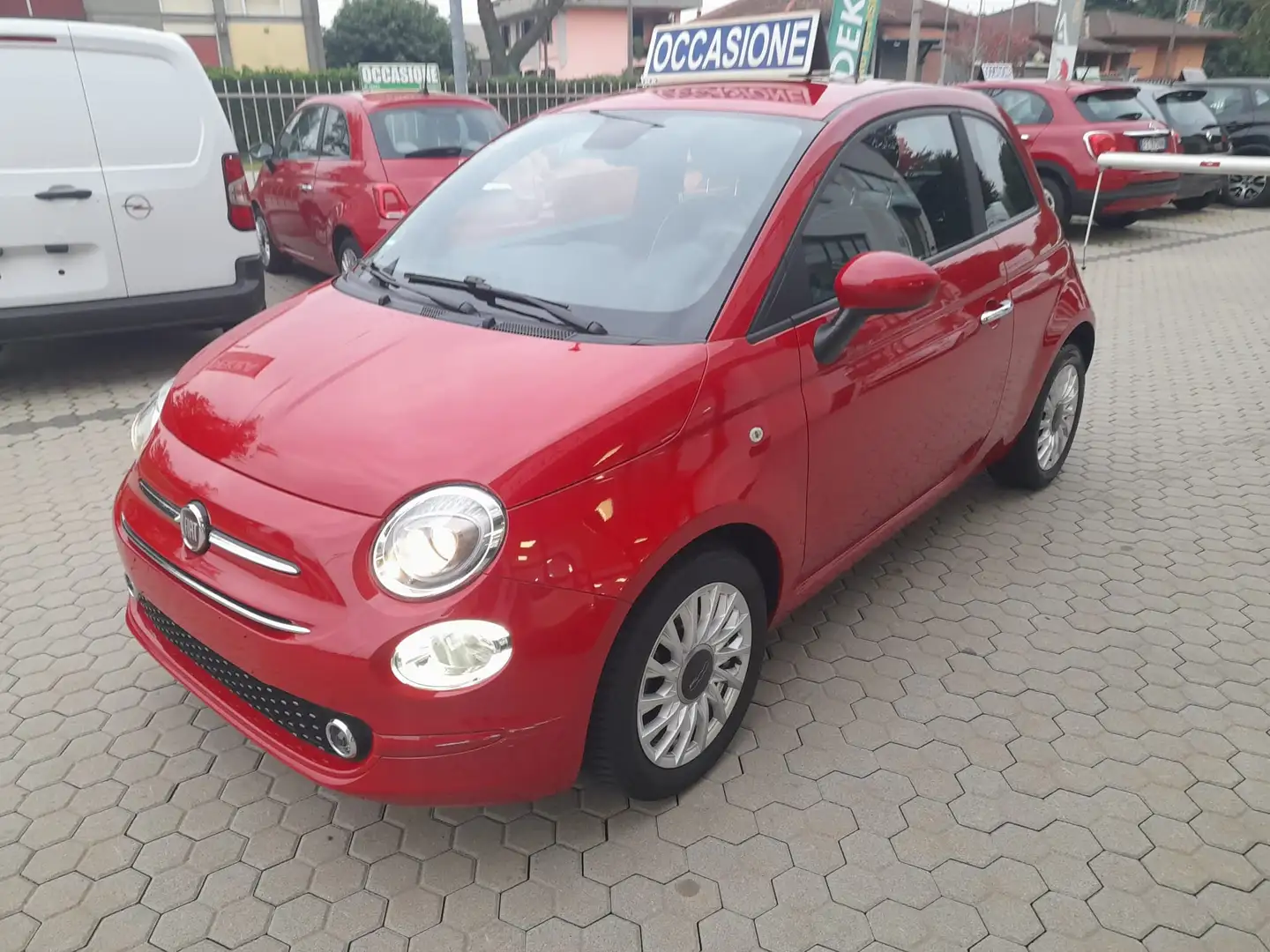Fiat 500 500 1.0 hybrid Lounge 70cv Rosso - 2