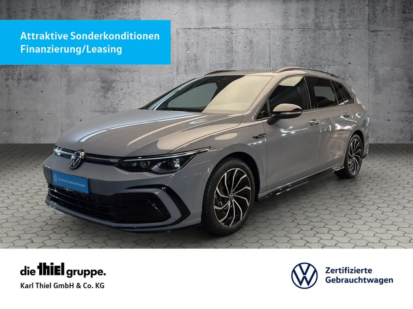 Volkswagen Golf Variant 2.0 TDI R-Line DSG Navi+SHZ+LED+DAB Gris - 1