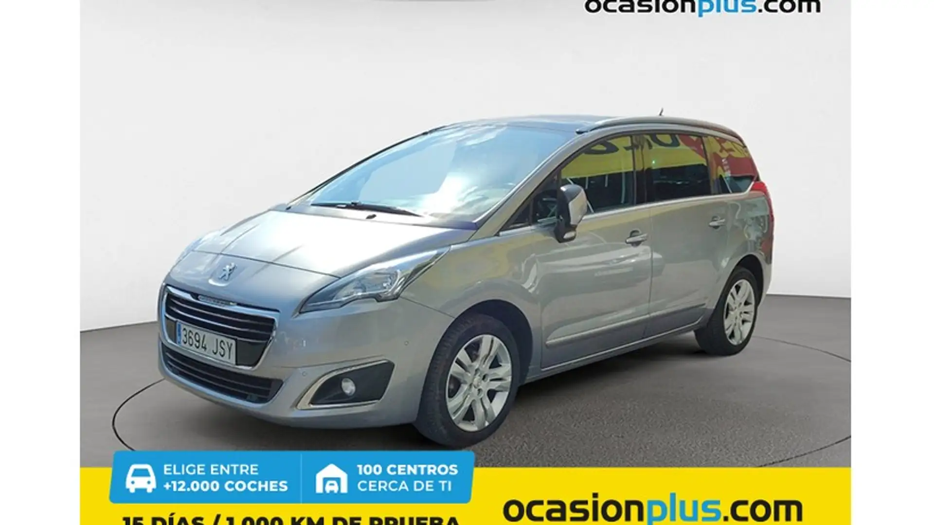 Peugeot 5008 1.6 BlueHDI Allure 7 pl. 120 Gris - 1