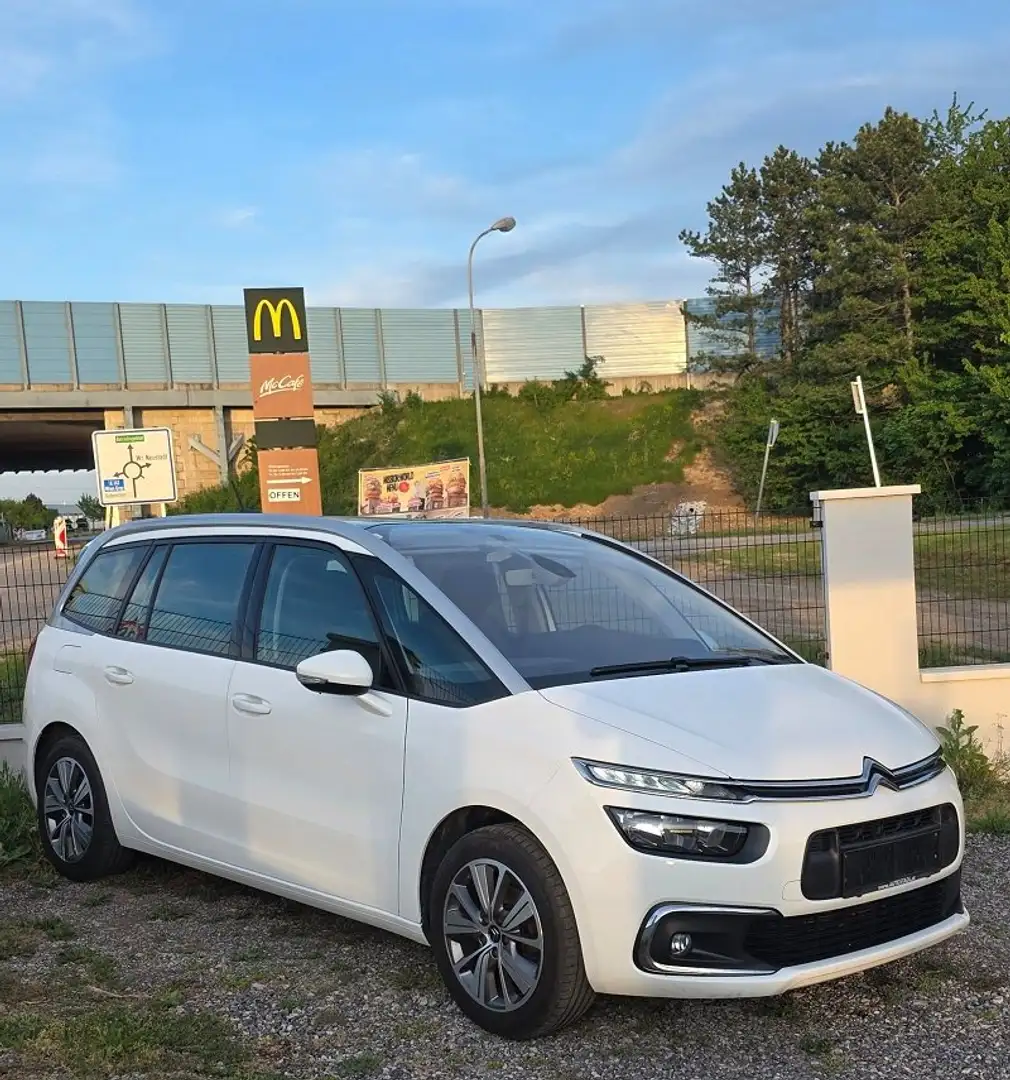 Citroen Grand C4 Picasso 1.6 BlueHDI Shine-7.Sitzer- Pickerl 07.2027 Weiß - 2
