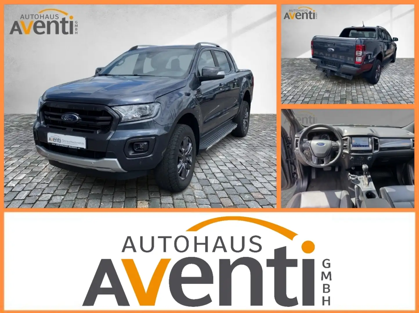Ford Ranger DK Wildtrak *Standhzg.*ACC*AHK*LED*Navi* Grijs - 1