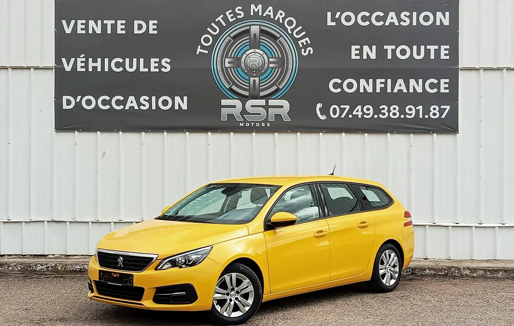 Peugeot 308 BlueHDi 100ch S\u0026amp;S BVM6 Active Geel - 1