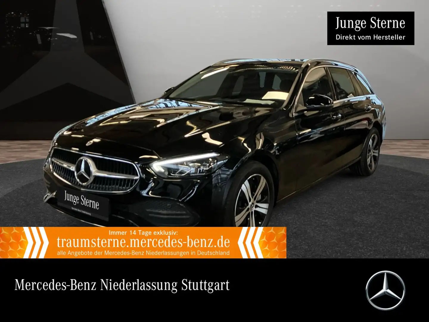 Mercedes-Benz C 300 e T AVANTG+LED+KAMERA+KEYLESS+9G Schwarz - 1