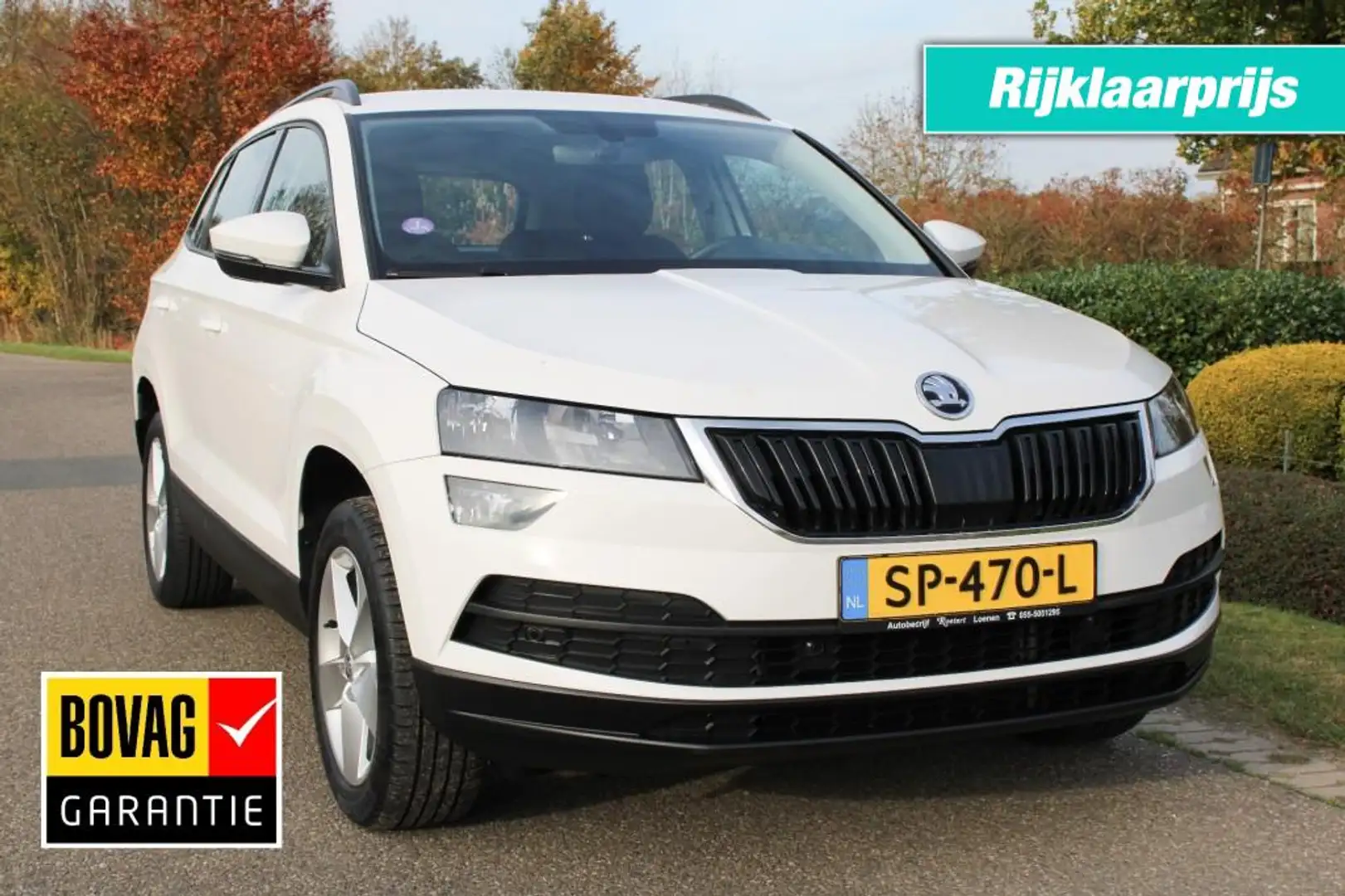 Skoda Karoq 1.5 TSI 150pk ACT Ambition Business automaat ECC/c Blanc - 1