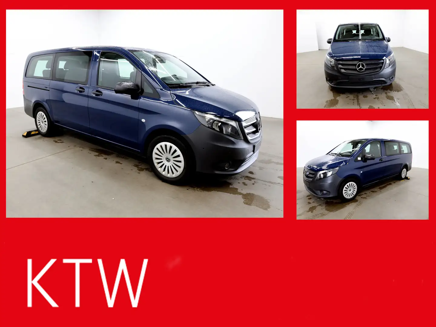 Mercedes-Benz Vito 114 TourerPro,lang,Automatik,8Sitze,Kamera Blau - 1