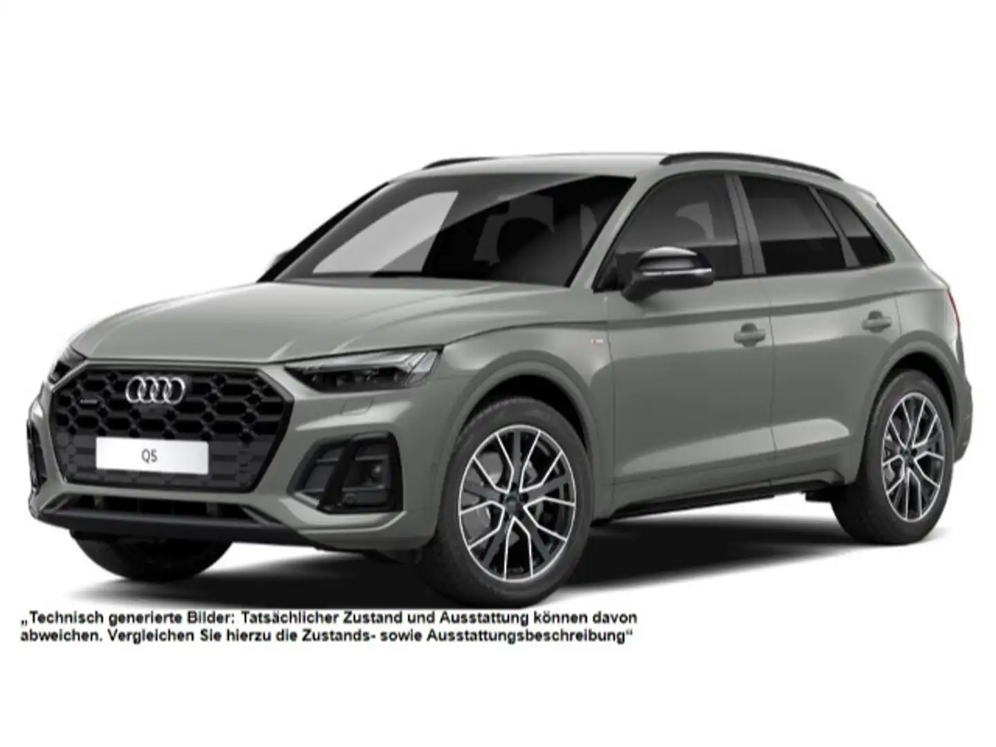 Audi Q5 S line 40 TDI qu.S tr. AHK STDHZG MATRIX NAVI Grau - 2