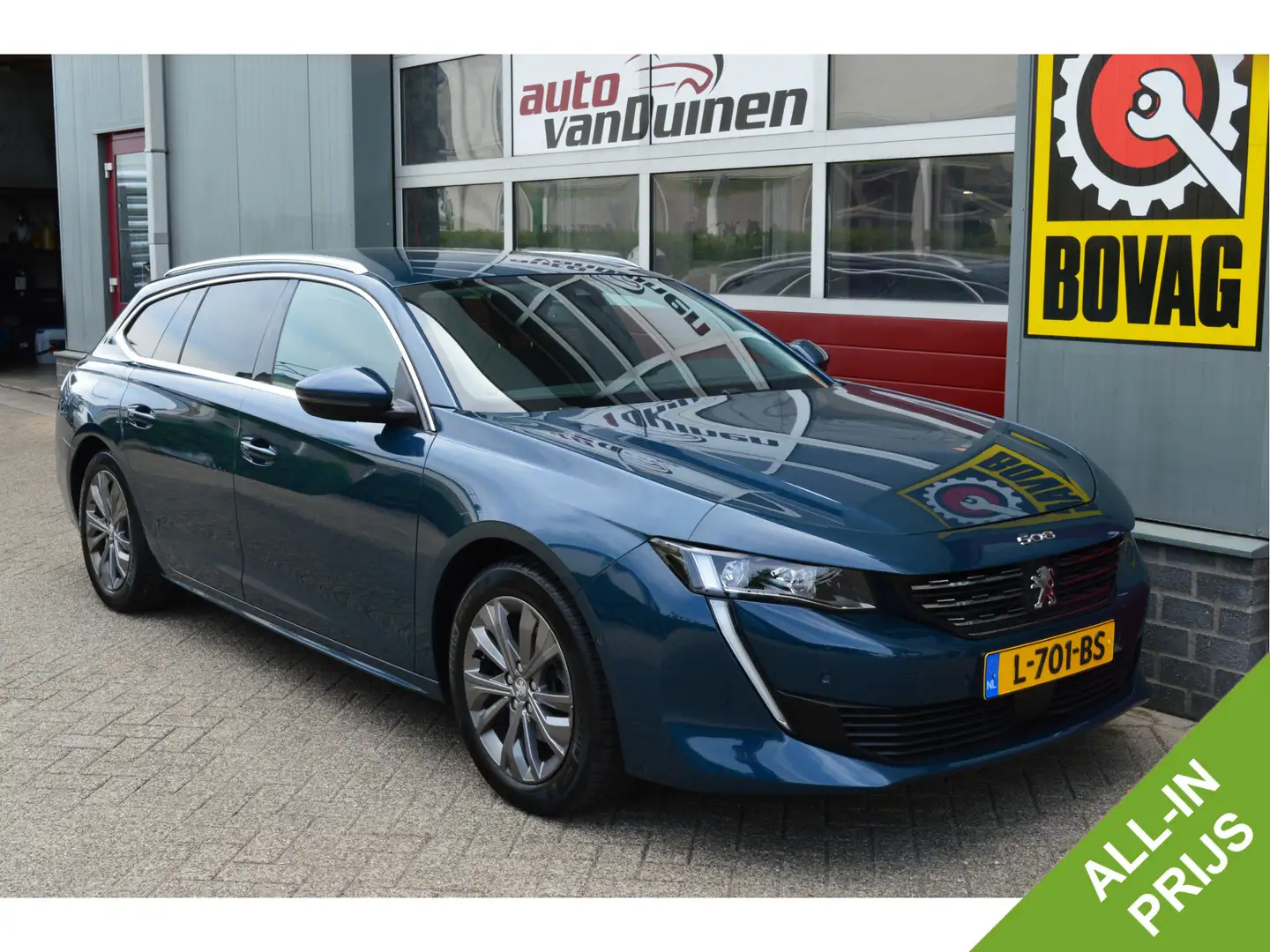 Peugeot 508 SW 1.2 PureTech Blue Lease Allure O.a: Afn. Haak, Bleu - 1