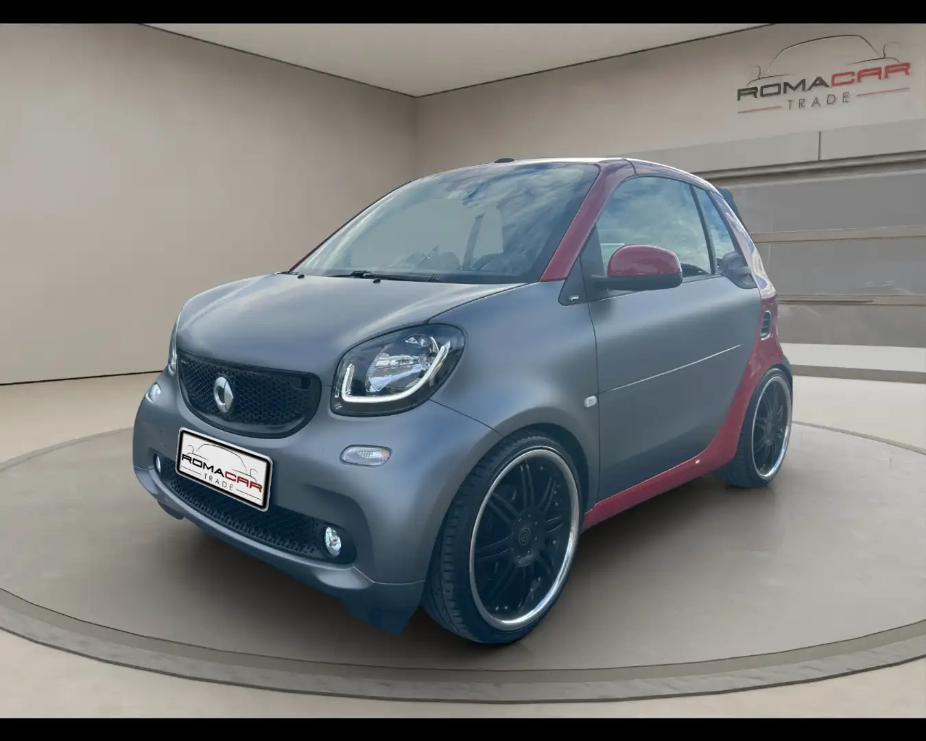 smart forTwo 3ªs. fortwo 90 0.9 T cabrio BRABUS STYLE Grigio - 2