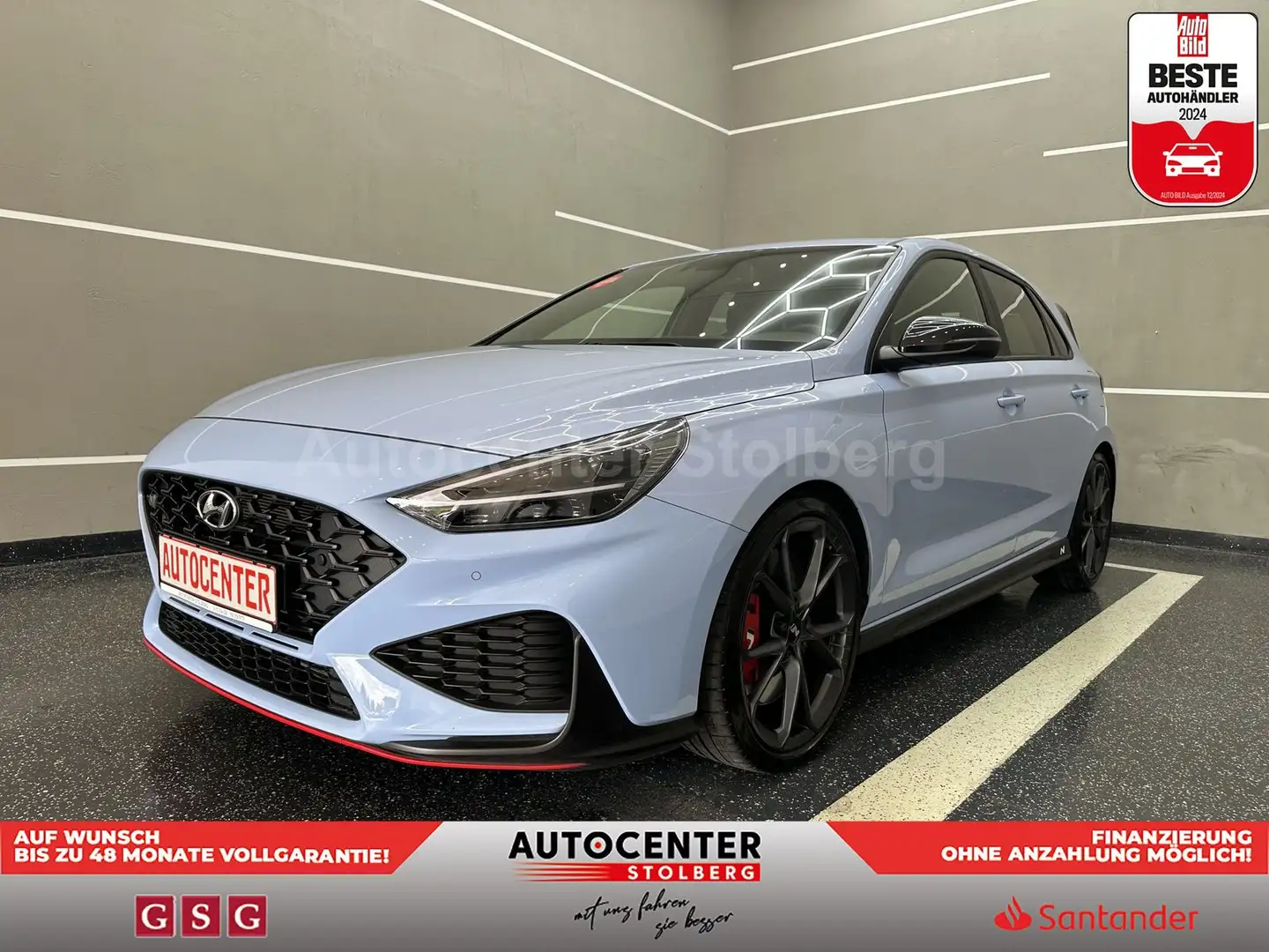 Hyundai i30 N Performance "NAVI-SITZH-CAM-MULTI-PDC-ALU" Blauw - 1