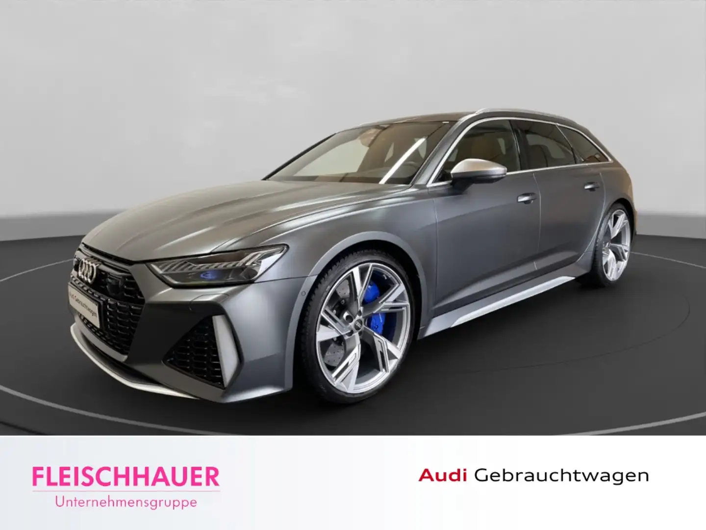 Audi RS6 Avant quattro HUD StandHZG Pano Navi Leder Digital Argent - 1