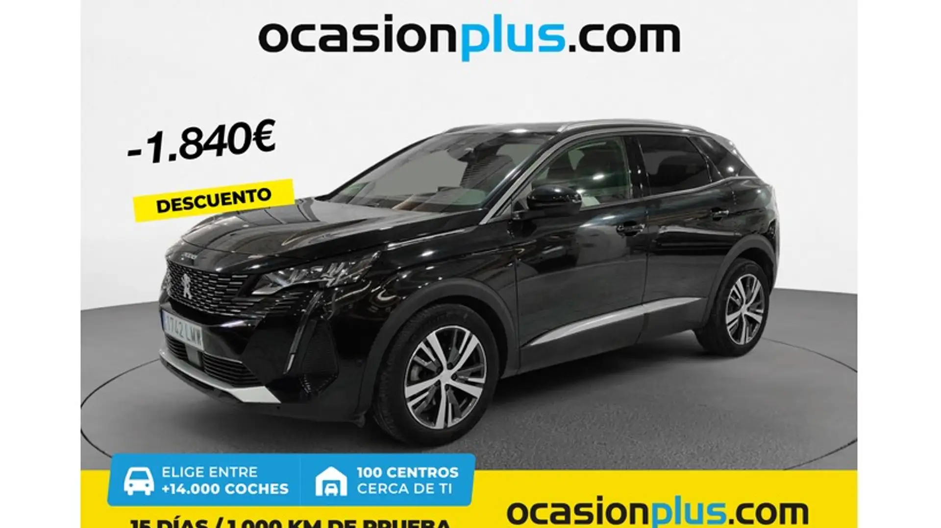 Peugeot 3008 1.6 BlueHDi Allure EAT6 120 Noir - 1