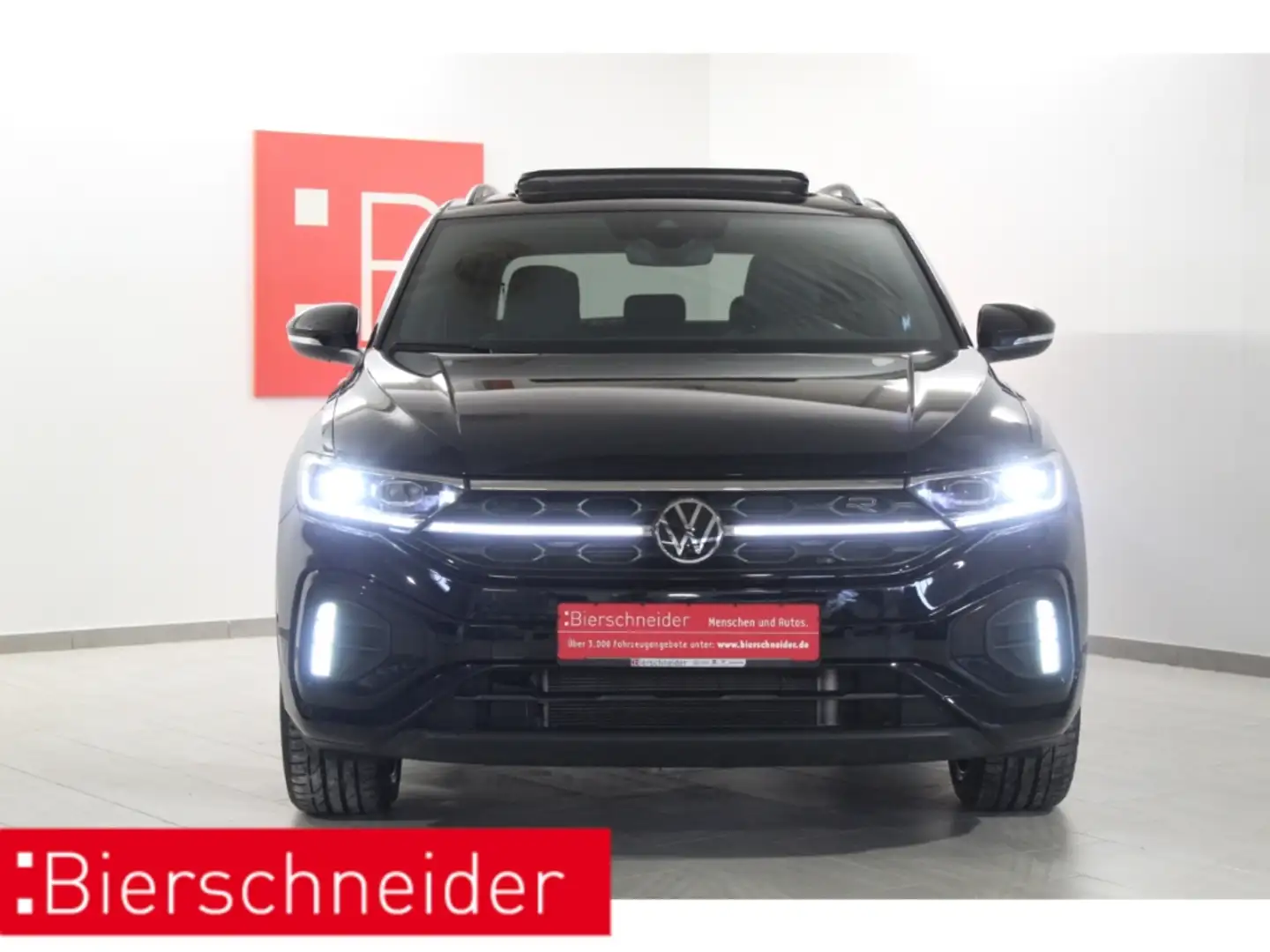 Volkswagen T-Roc 1.5 TSI DSG 2x R-Line Black Style FL 19 AHK MATRIX Schwarz - 2