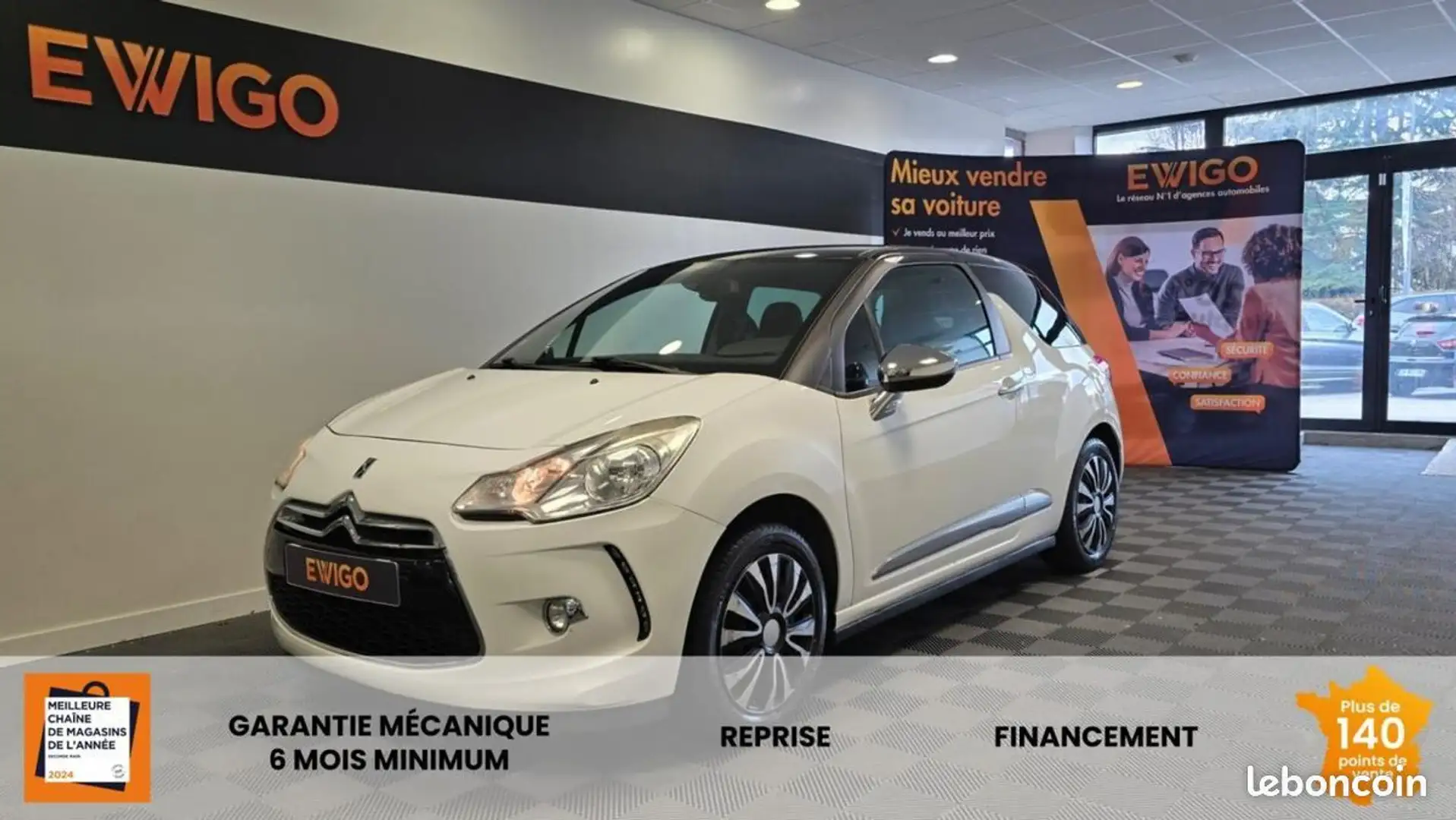 DS Automobiles DS 3 1.2 puretech 82 bechic %2B nouveau kit distributio Weiß - 1